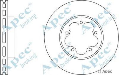APEC BRAKING dsk2425 -  Тормозной диск